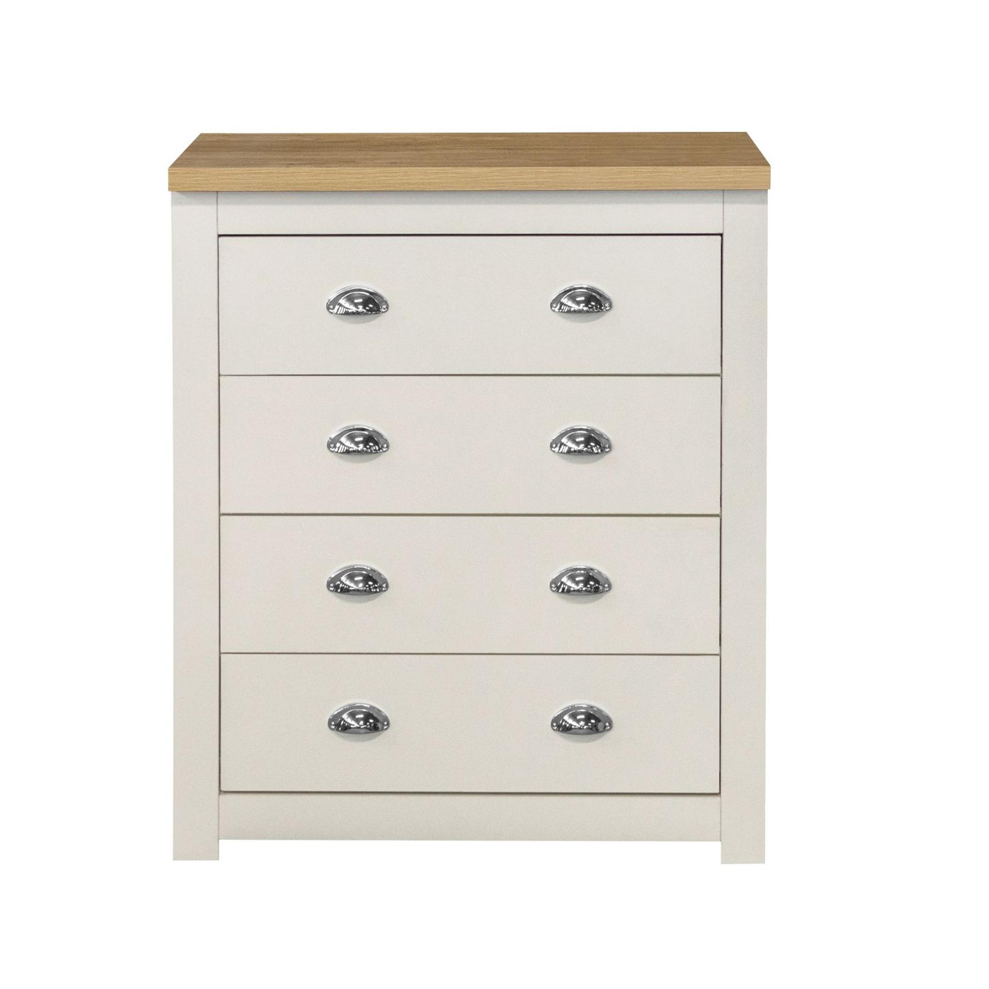 Highgate Chest - 4 Drawer - Cream Painted