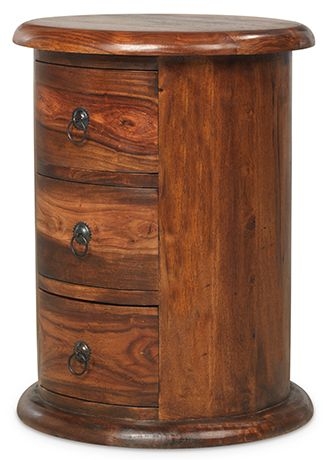 Indian Sheesham 3 Drawer Drum Chest