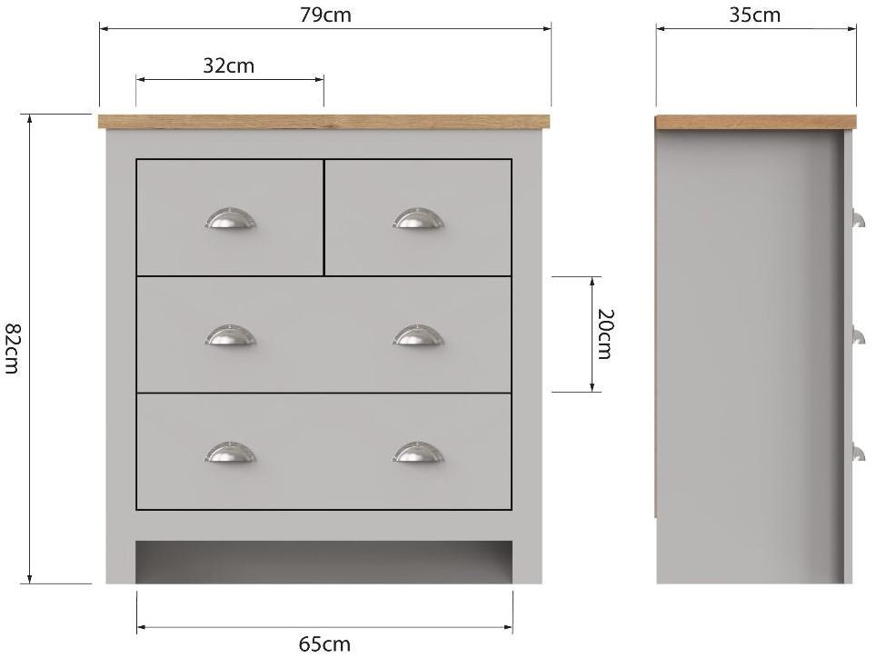 Lyman 4 Drawer Chest - Variant Available