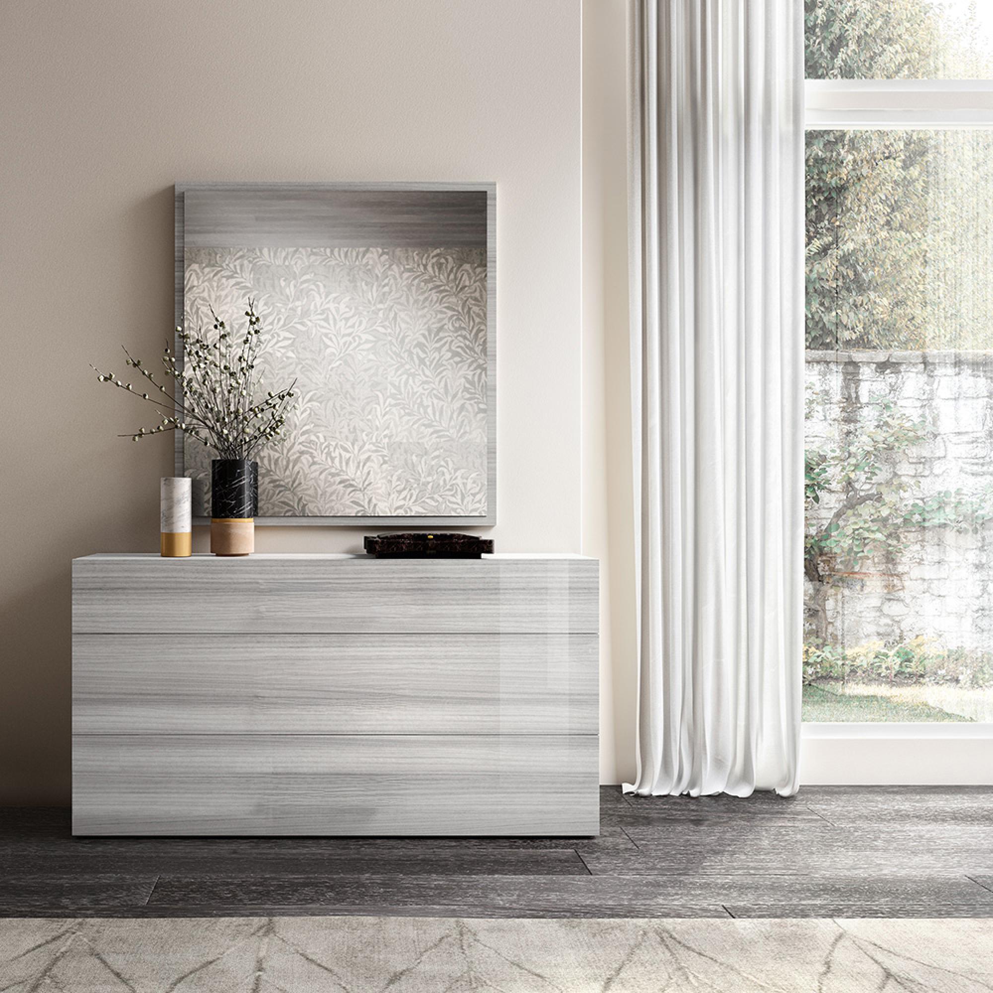 Mia Dresser - 3 Drawer - Grey