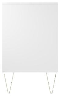 Montour White 2 Door 3 Drawer Cabinet