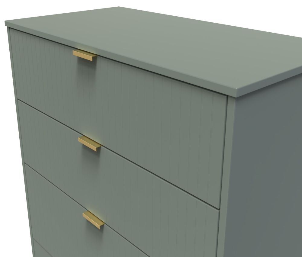 Nashville Chest - Deep - 3 Drawer - Green