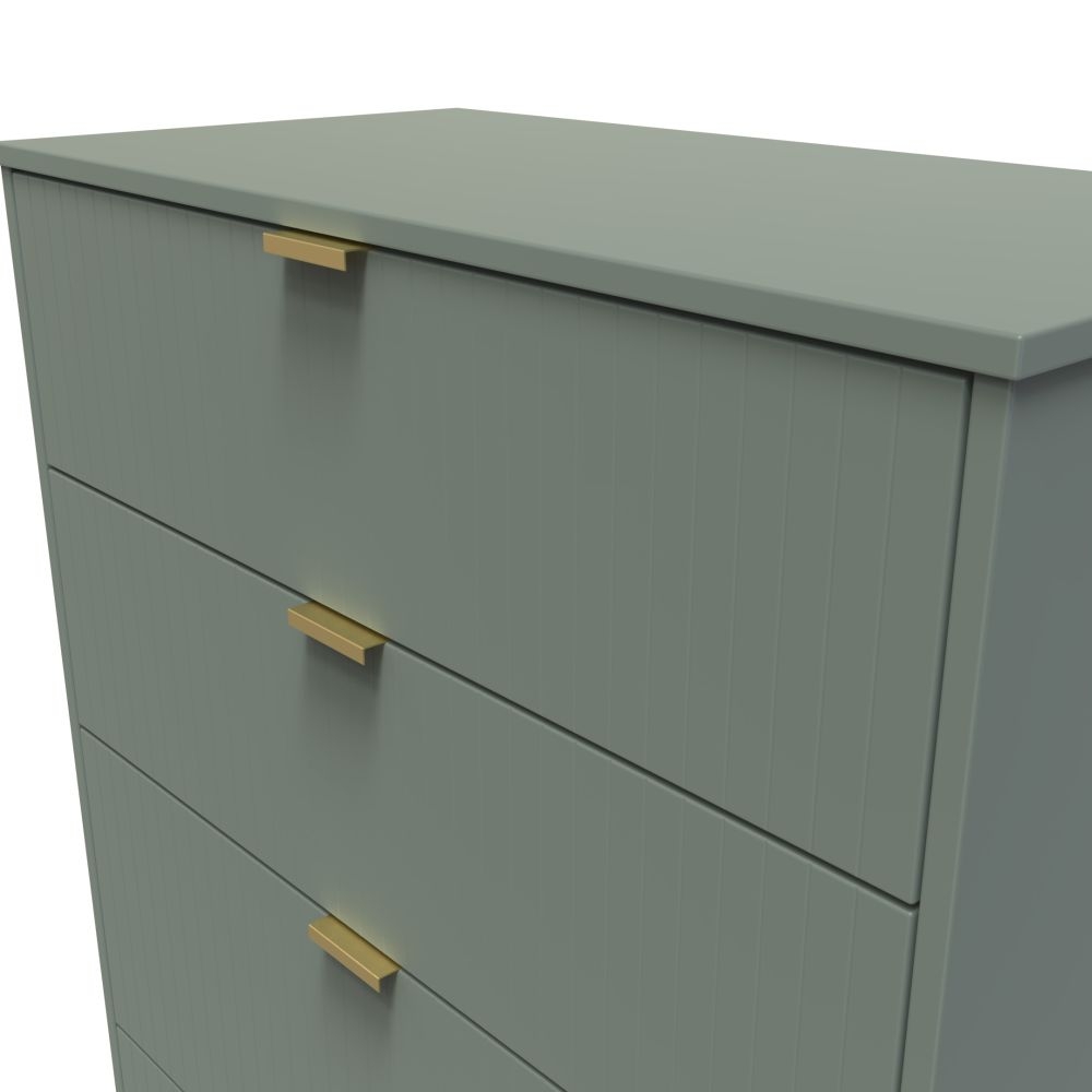 Nashville Chest - Deep - 4 Drawer - Green