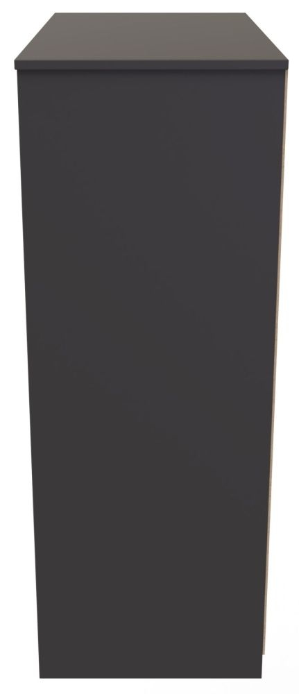 New York Chest - Deep - 4 Drawer - Graphite