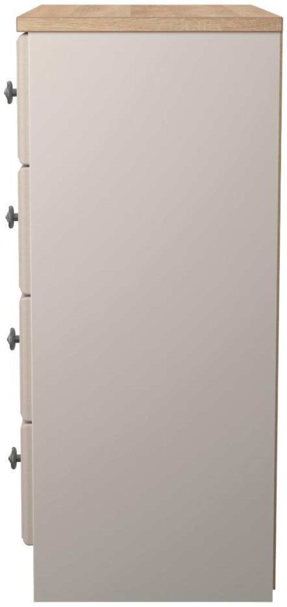 Norfolk Chest - 4 Drawer - Cashmere and Oak