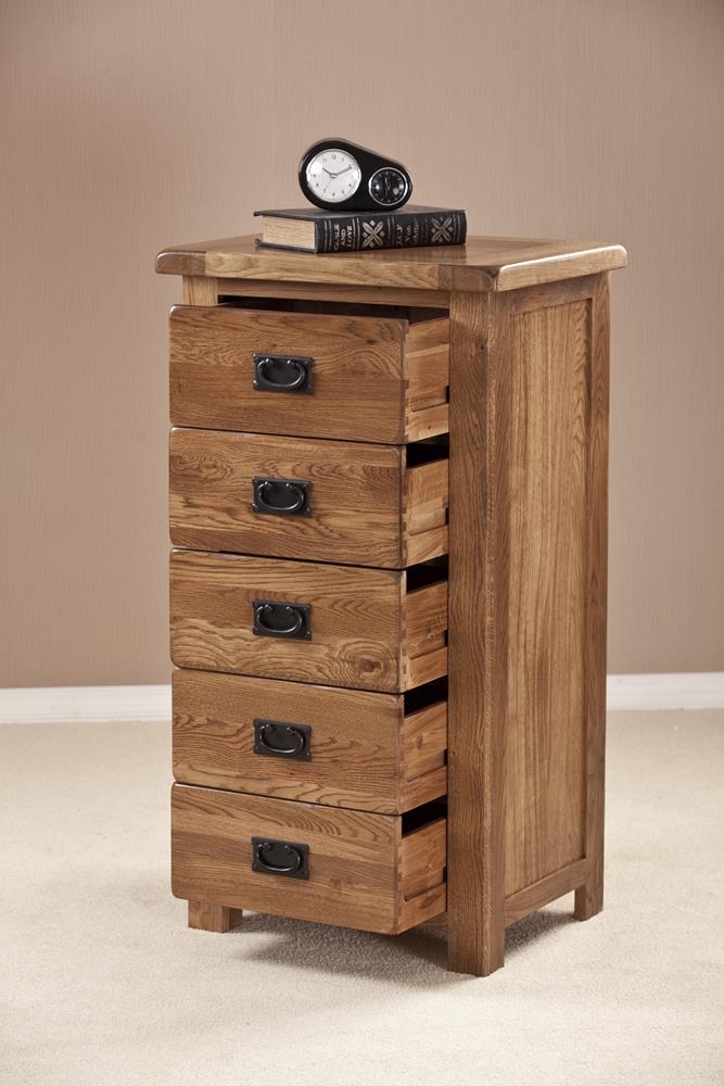 Originals Rustic Oak 5 Drawer Chest