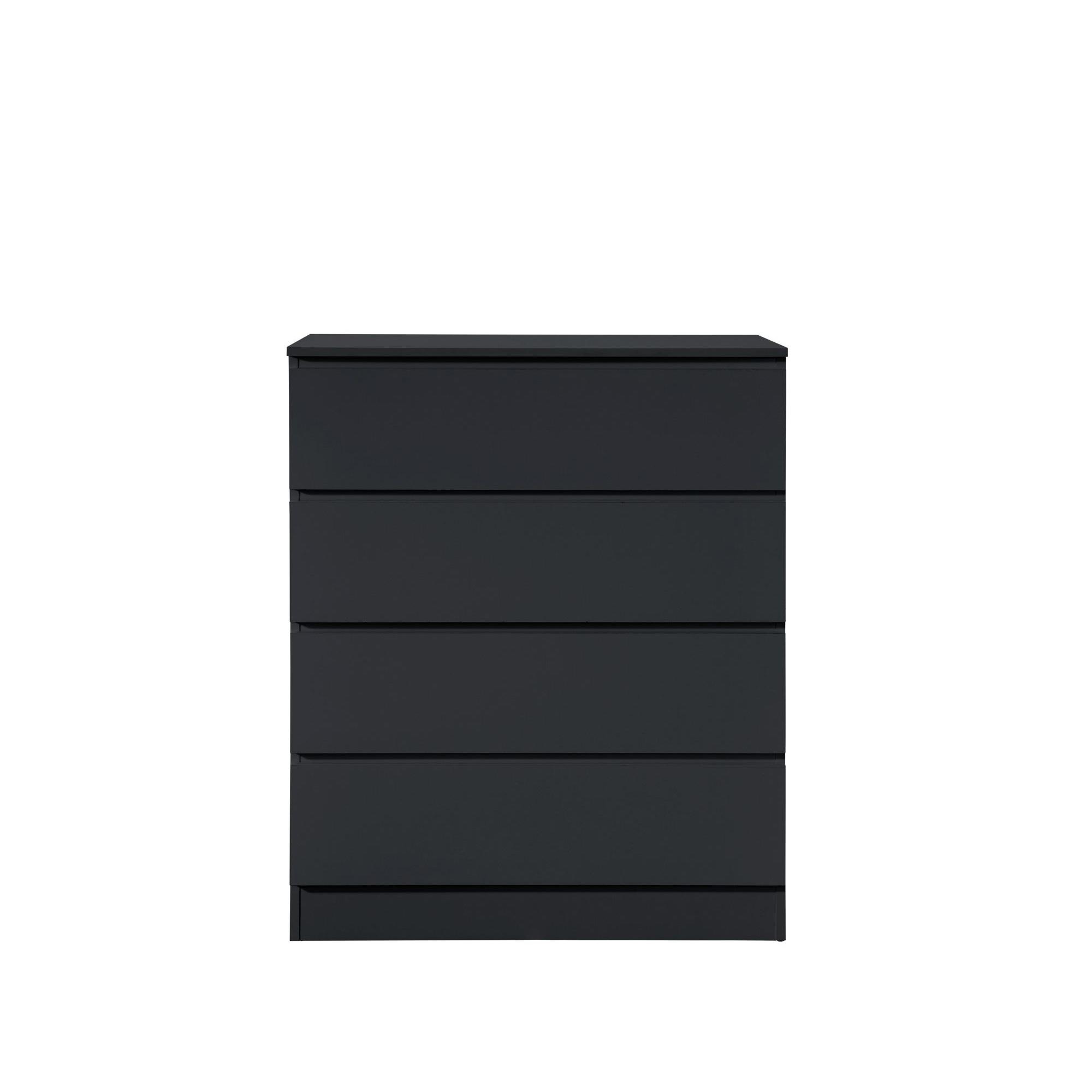 Oslo Chest - 4 Drawer - Black