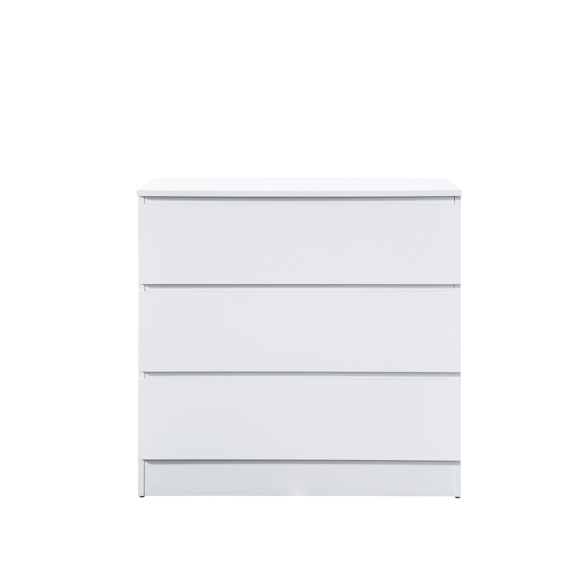 Oslo Small Chest - 3 Drawer - White