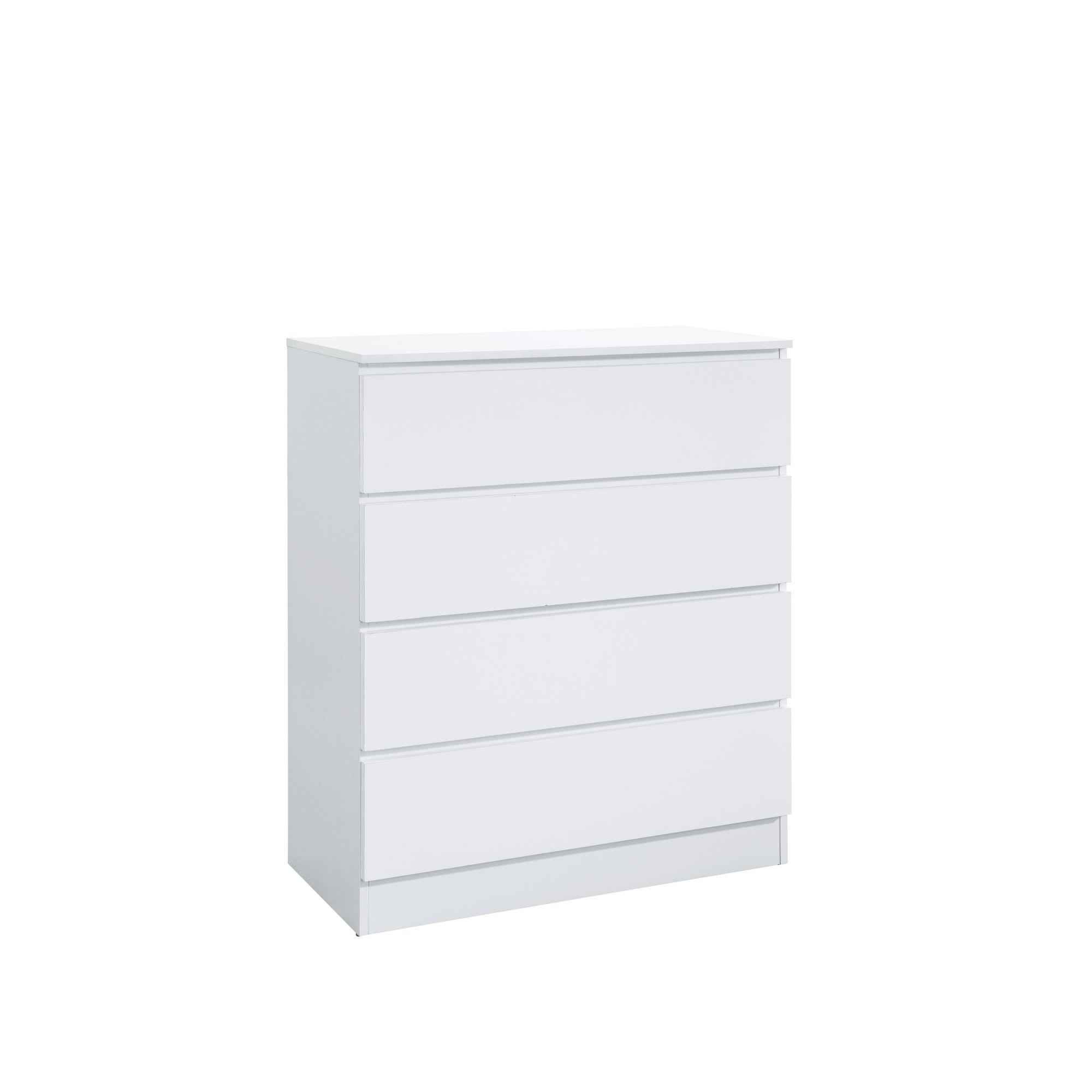Oslo Chest - 4 Drawer - White
