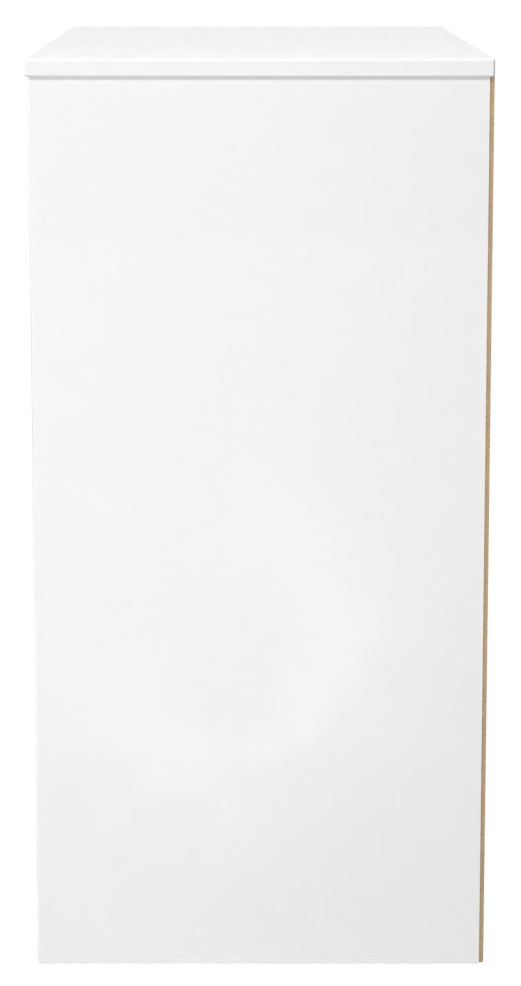 Padstow Chest - Deep - 3 Drawer - Grey and White