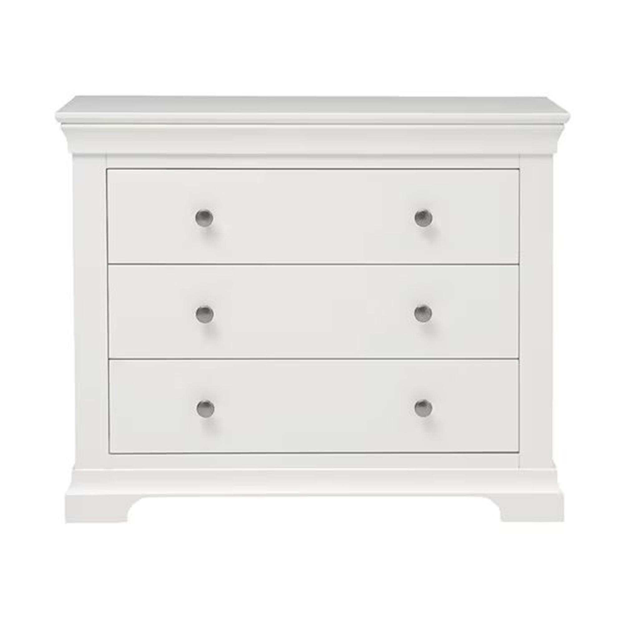 Paisley White Painted 3 Drawer Chest
