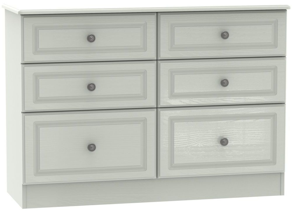 Pembroke Cashmere 6 Drawer Midi Chest