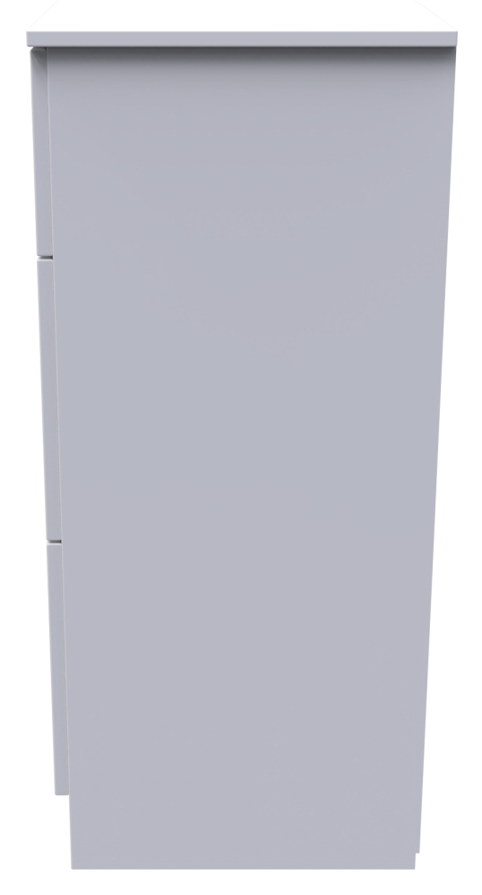 Plymouth Chest - Deep - 3 Drawer - White Gloss