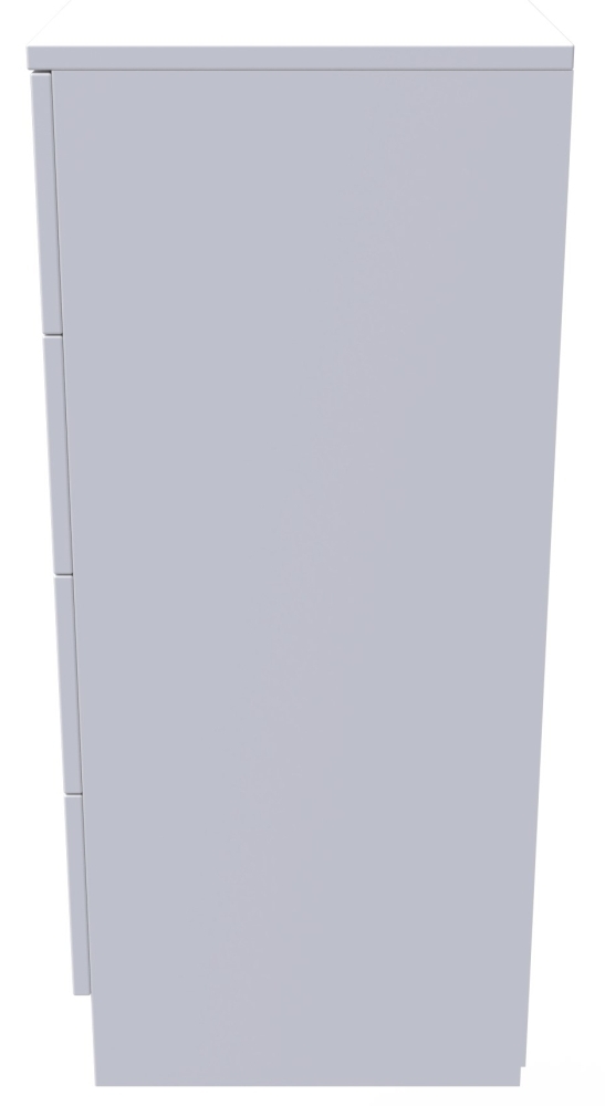 Plymouth Chest - 4 Drawer - White Gloss