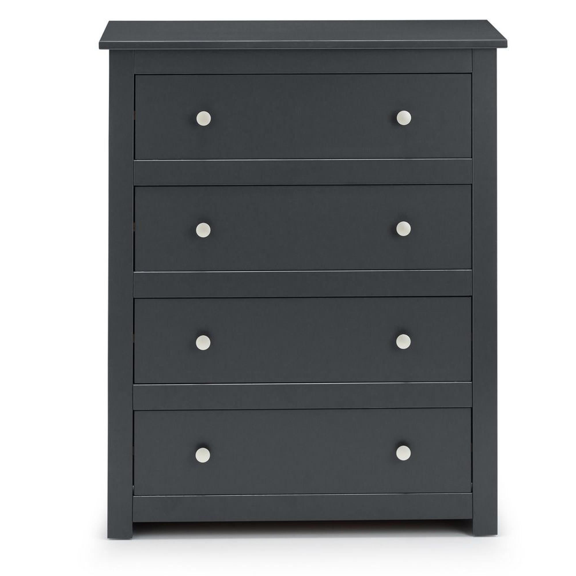 Radley Chest of Drawers - 4 Drawer - Dark Grey