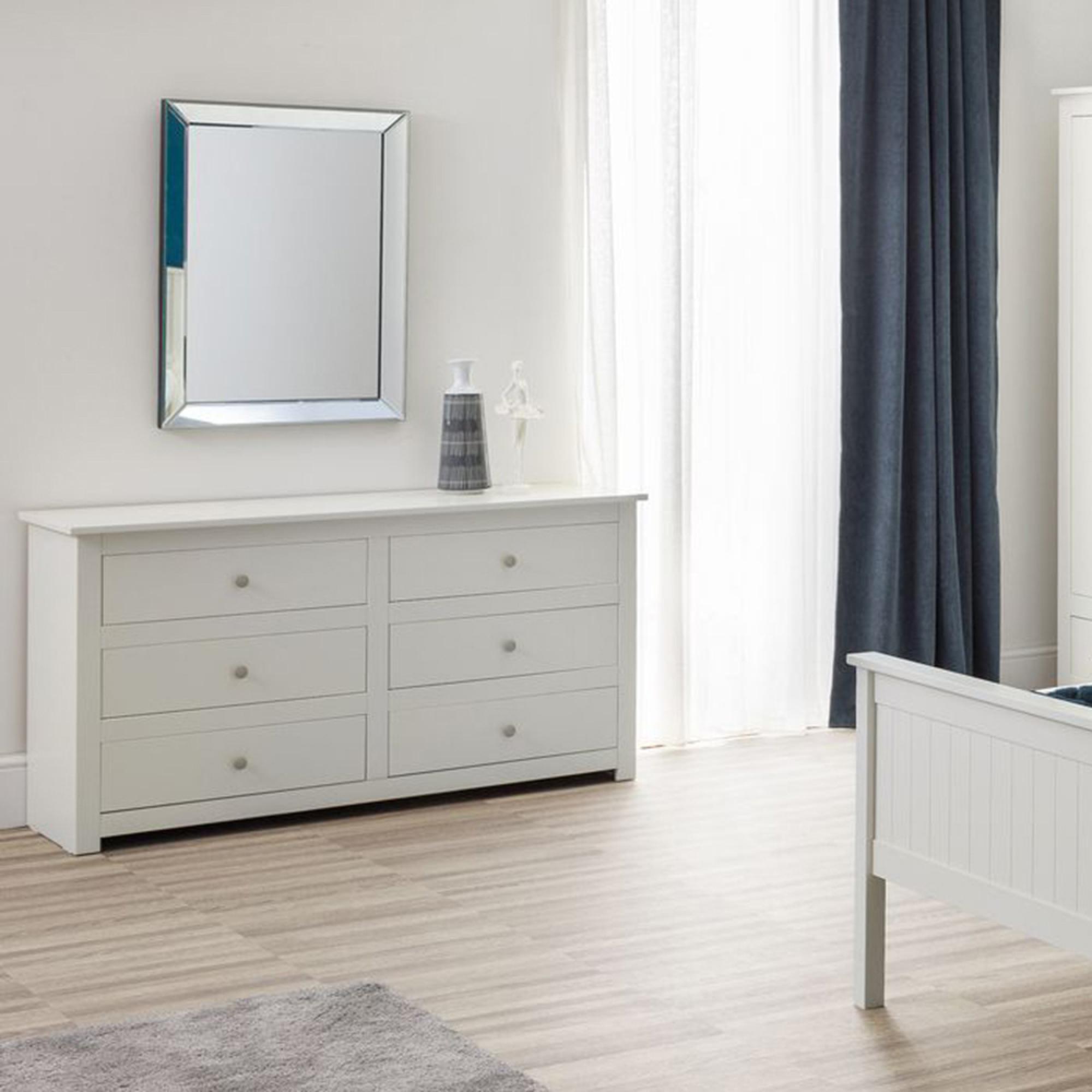 Radley Chest of Drawers - 6 Drawer - Wide - White