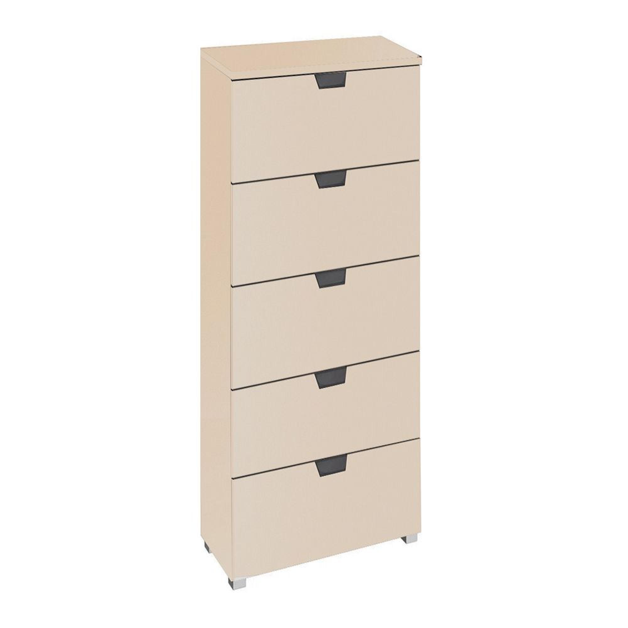 Aditio Tall Chest - 5 Drawer - Champagne