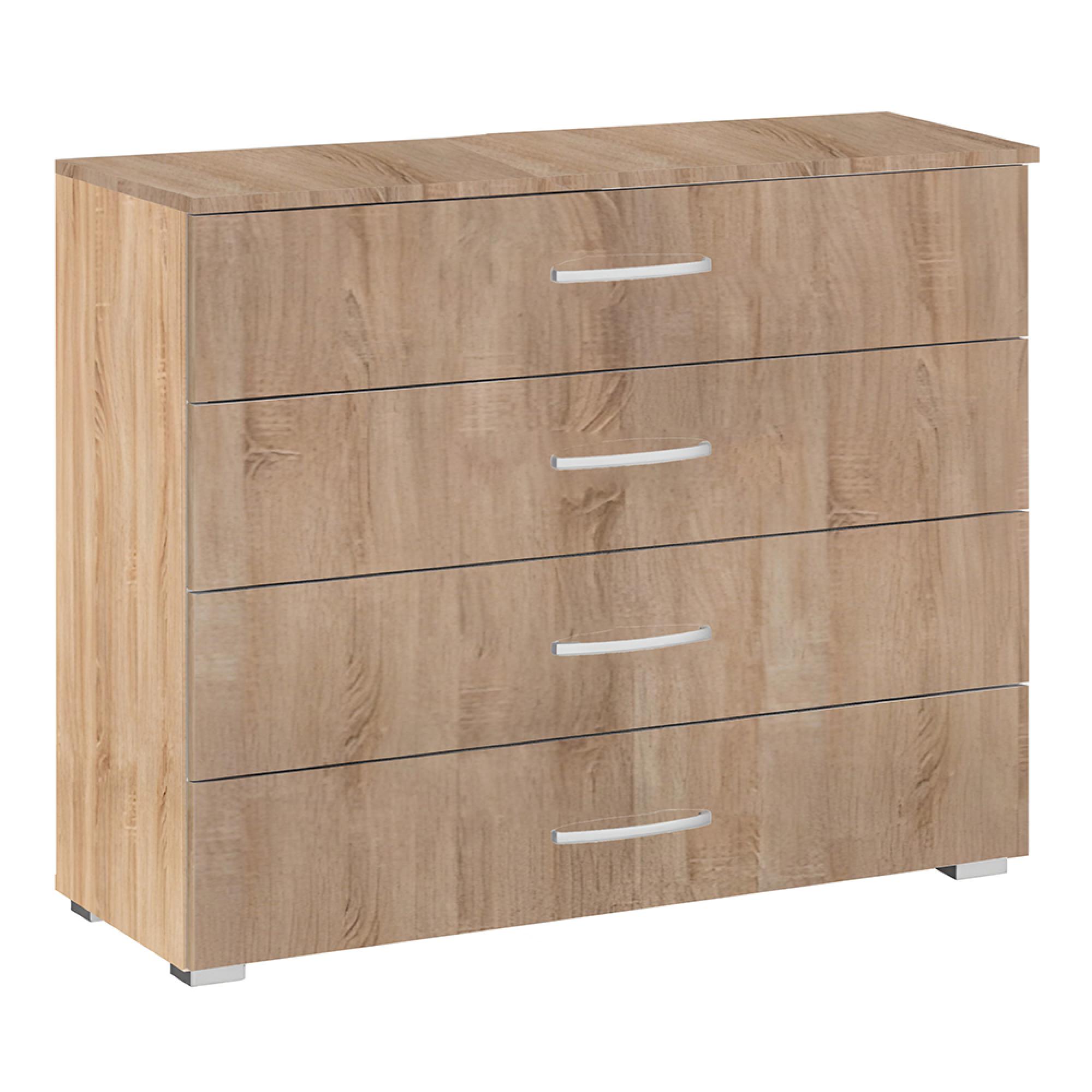 Rauch Alegro 4 Drawer Chest - Sonoma Oak
