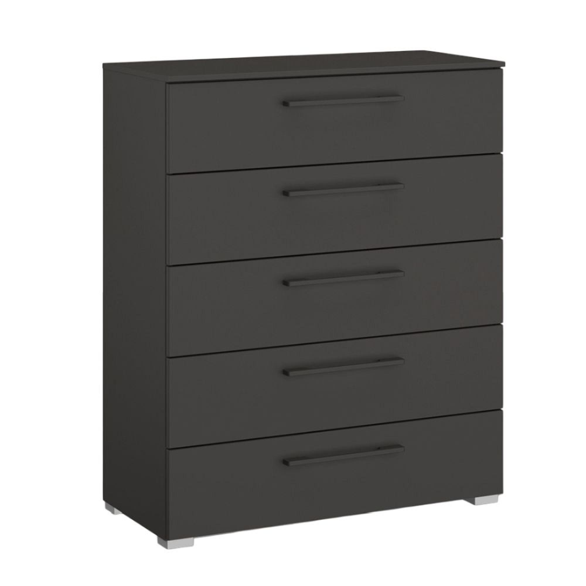 Rauch Skat Pure 5 Drawer Chest - Graphite