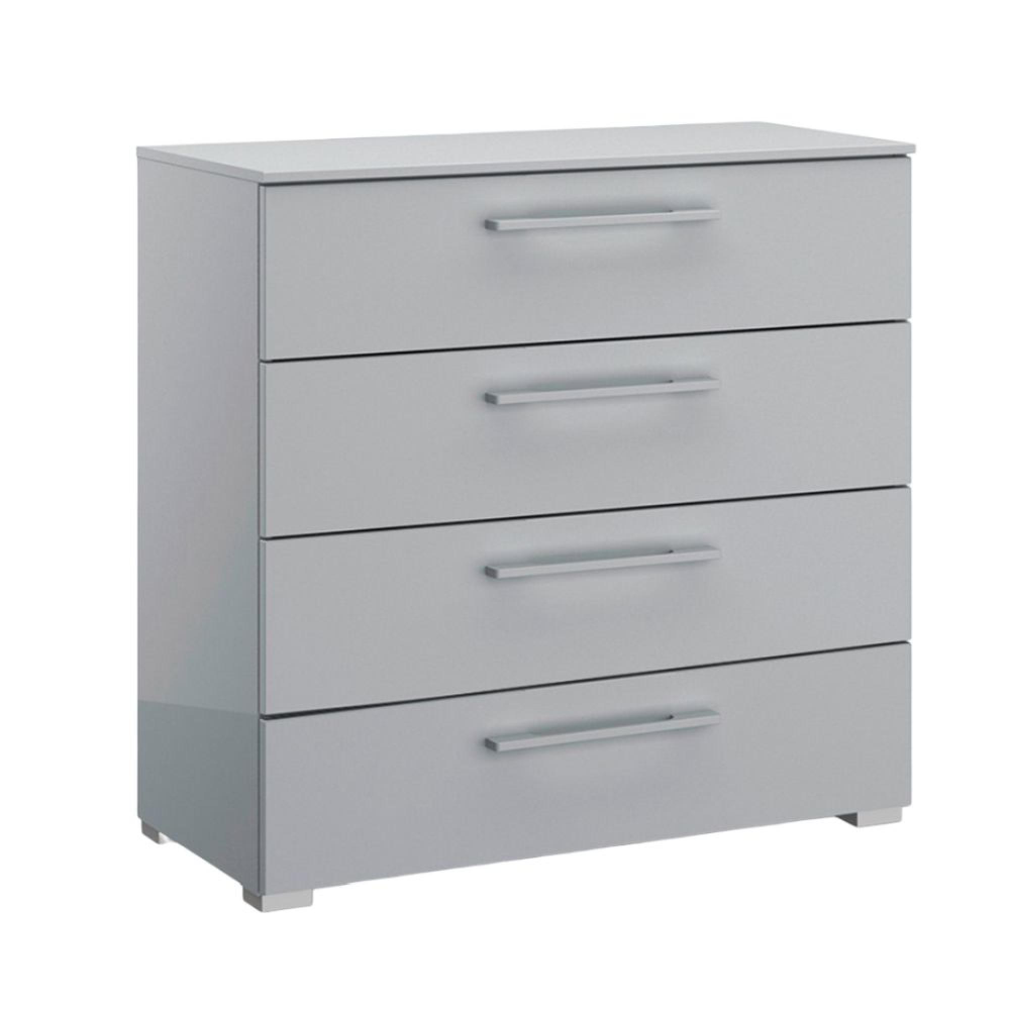 Rauch Skat Shine 4 Drawer Chest - Silk Grey