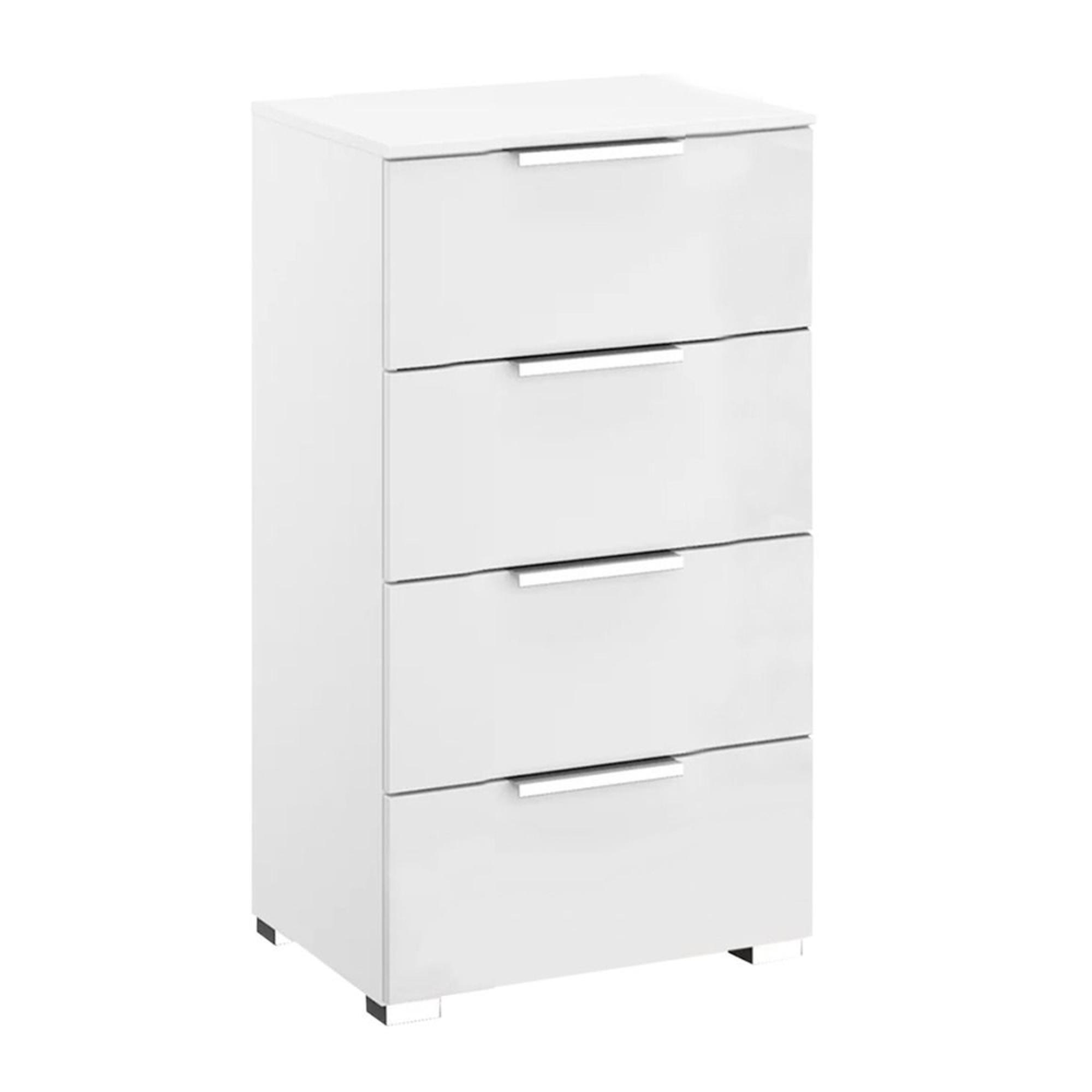 Rauch Texas 4 Drawer Narrow Chest - Alpine White