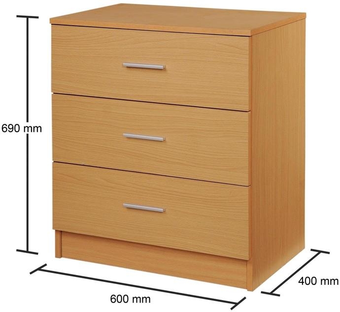 Rico Costa 3 Drawer Small Chest - Variant Available