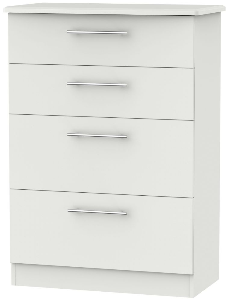 Sherwood Grey 4 Drawer Deep Chest