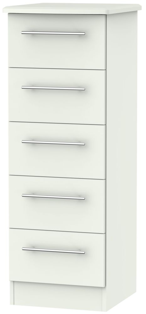 Sherwood Porcelain 5 Drawer Narrow Chest