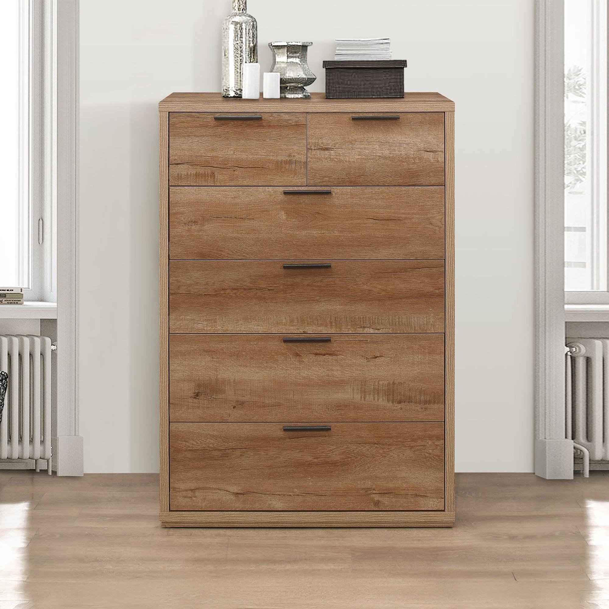 Stockwell Chest - 4+2 Drawer - Rustic Oak