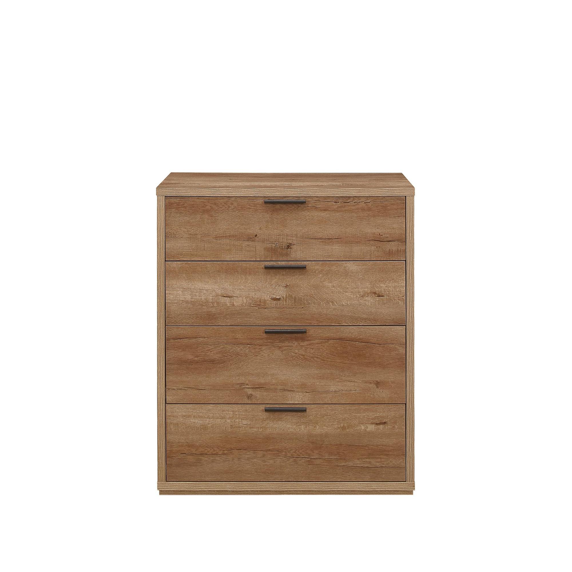 Stockwell Chest - 4 Drawer - Rustic Oak