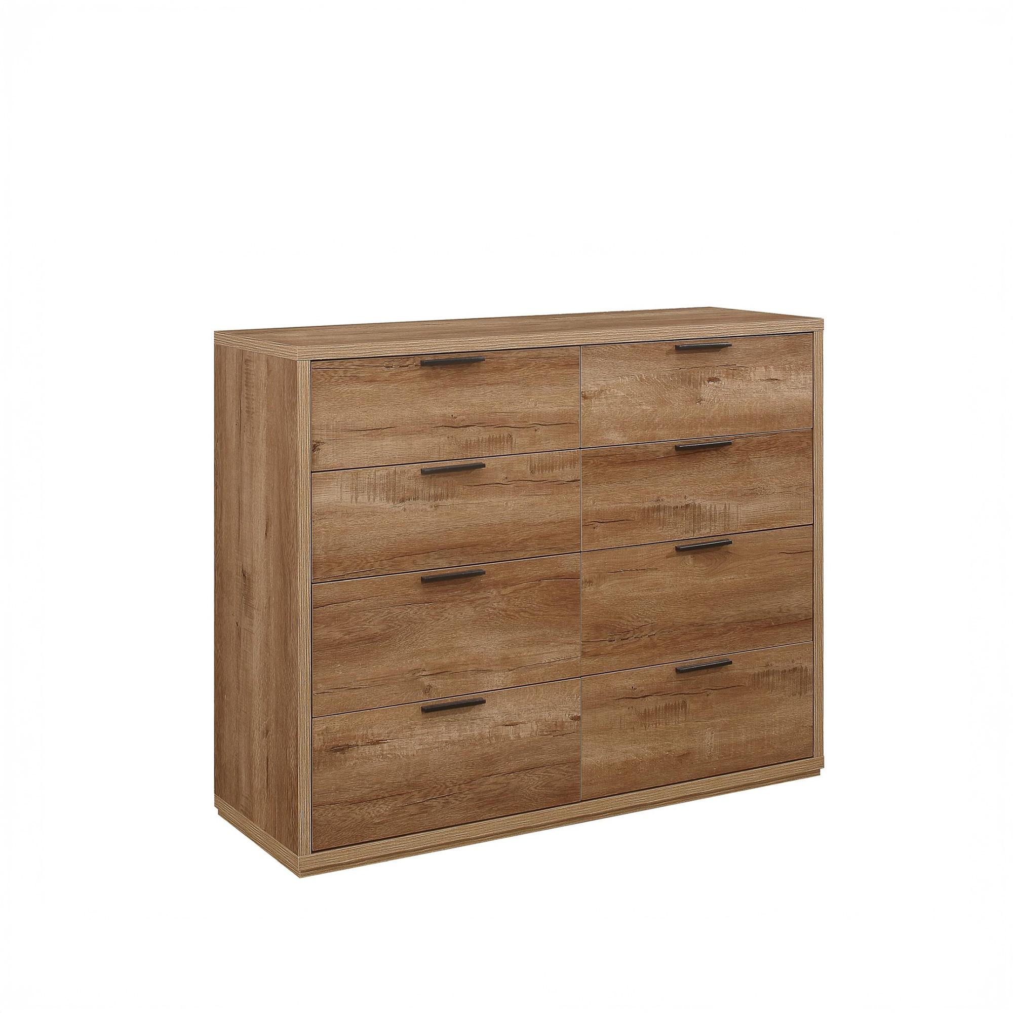 Stockwell Chest - 8 Drawer - Rustic Oak