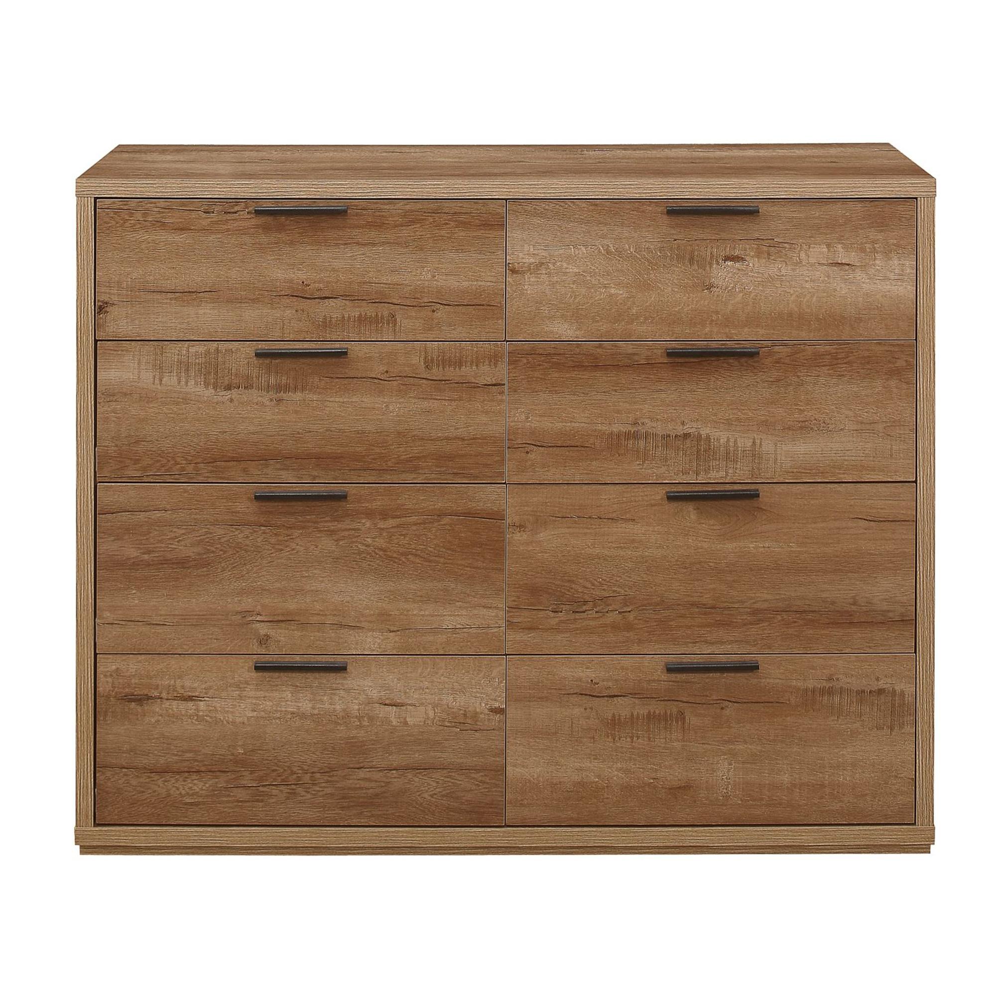 Stockwell Chest - 8 Drawer - Rustic Oak