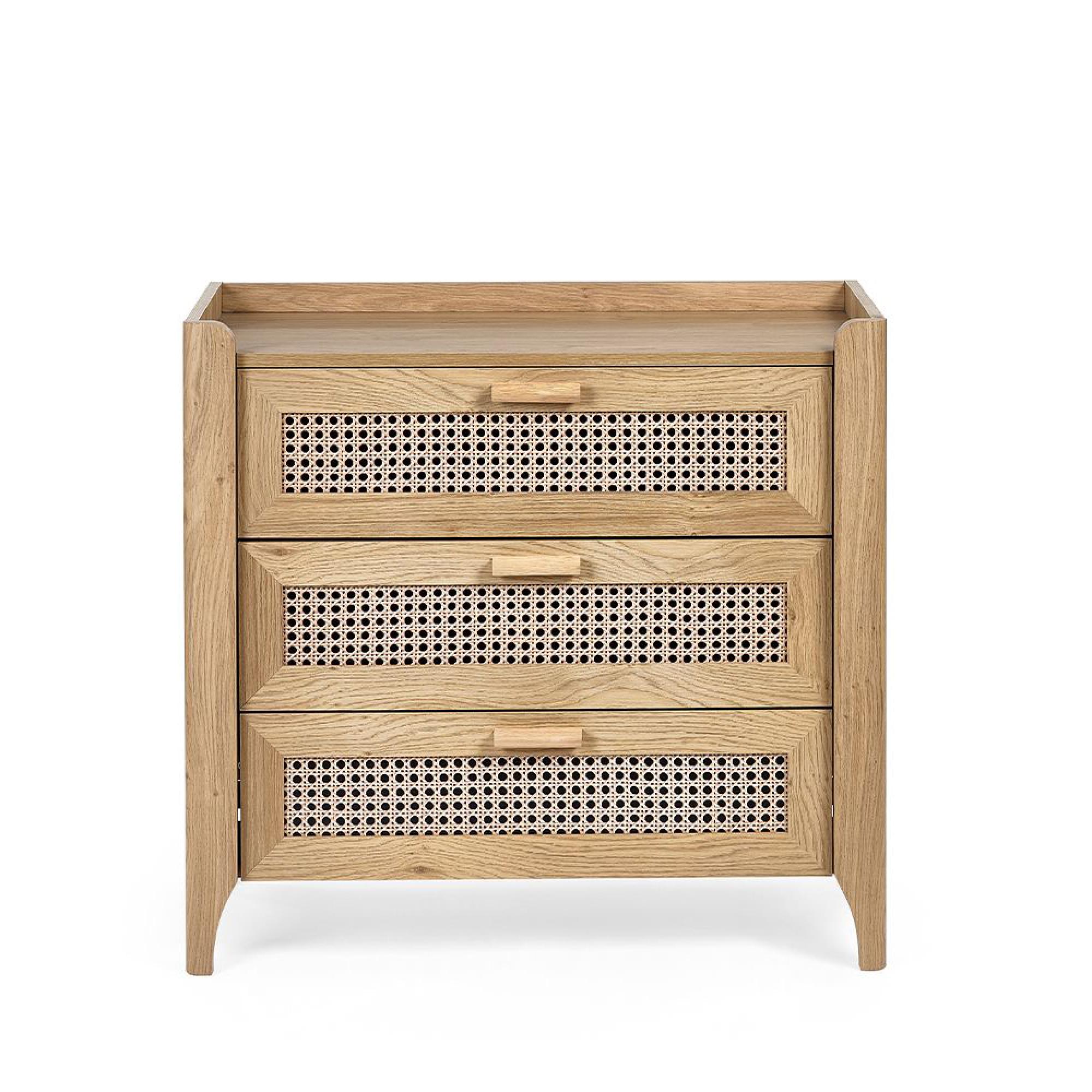 Sydney Chest of Drawers - 3 Drawer - Small - Faux Rattan