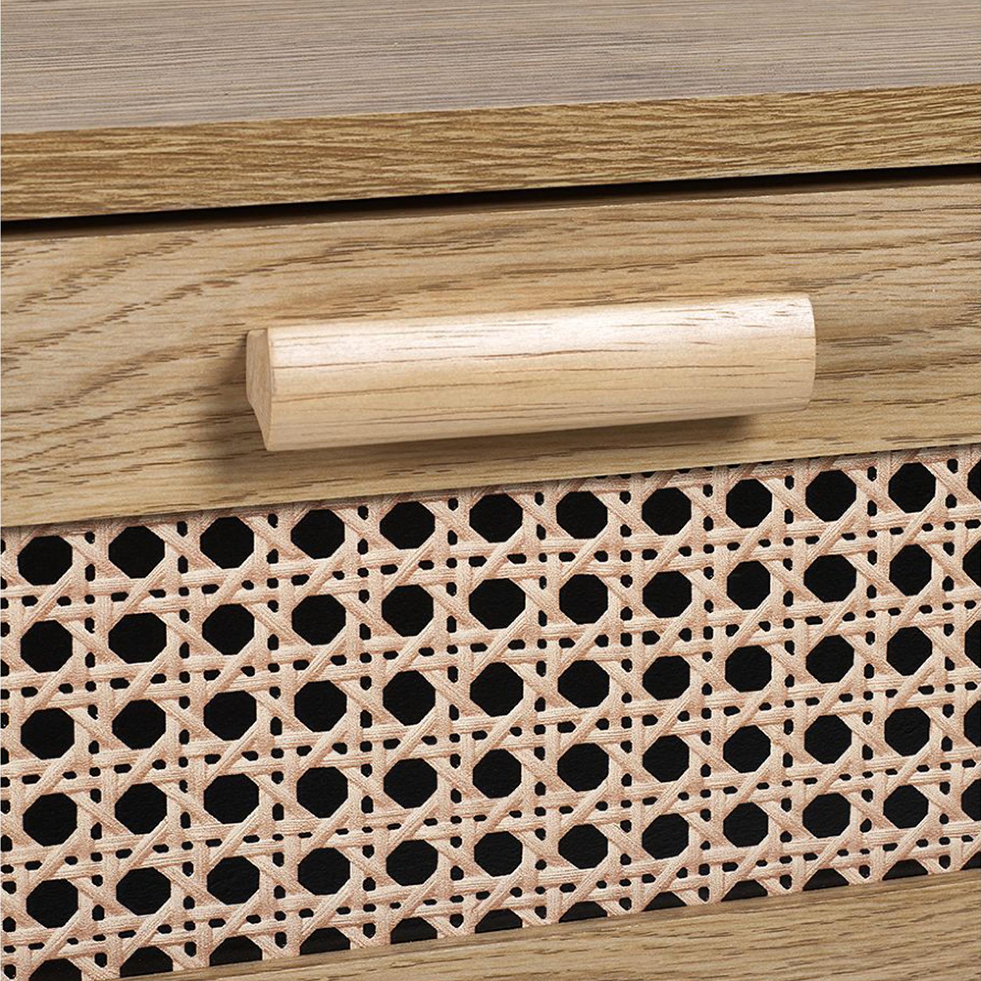 Sydney Chest of Drawers - 6 Drawer - Wide - Faux Rattan