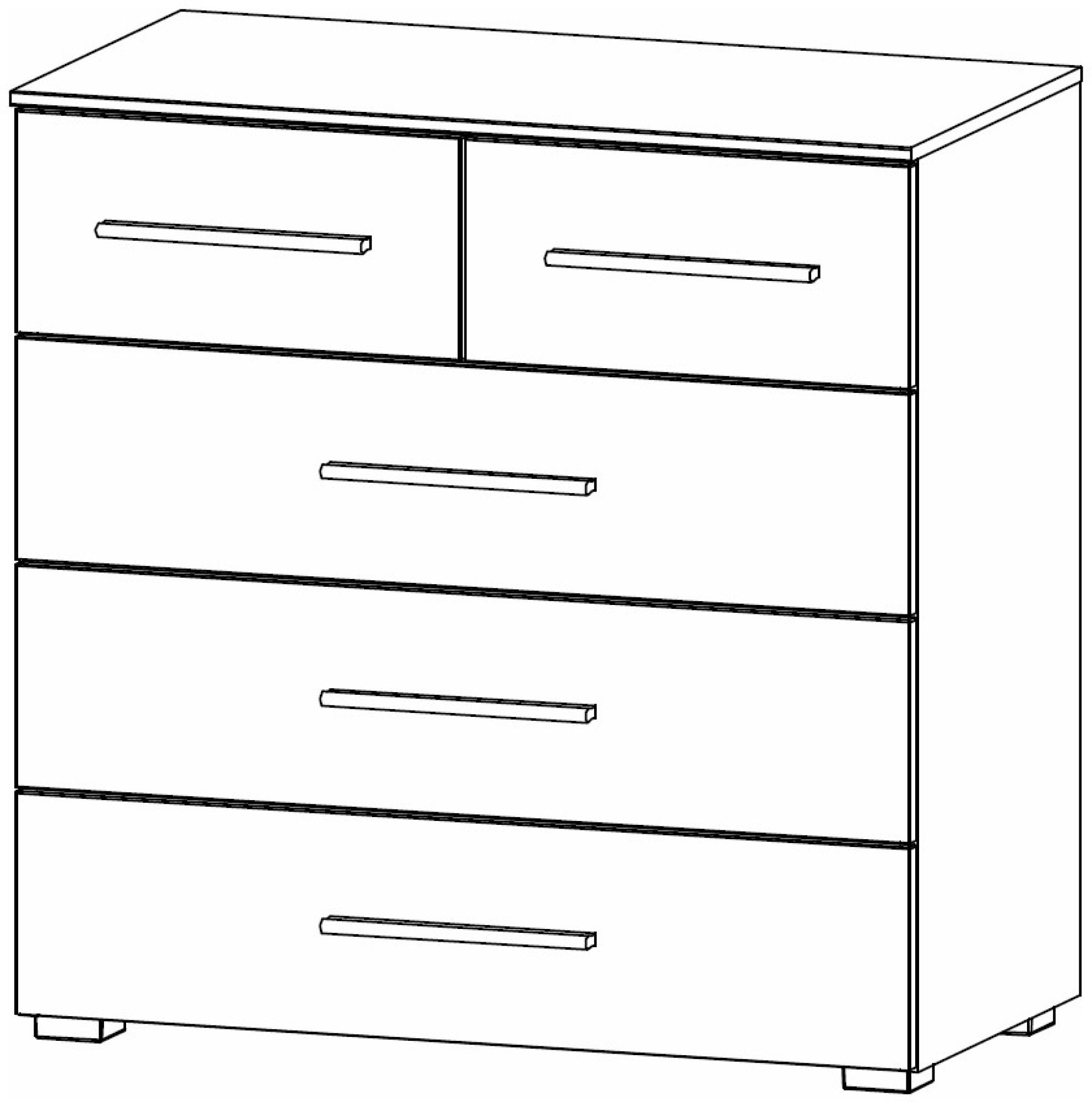67WD : 5 Drawer Chest