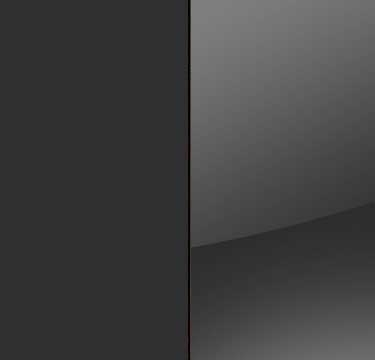 Metallic Grey Carcase with Glass Basalt Front and Carcase Color Short Handle A862D