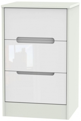 White High Gloss Front and Kaschmir Base Unit