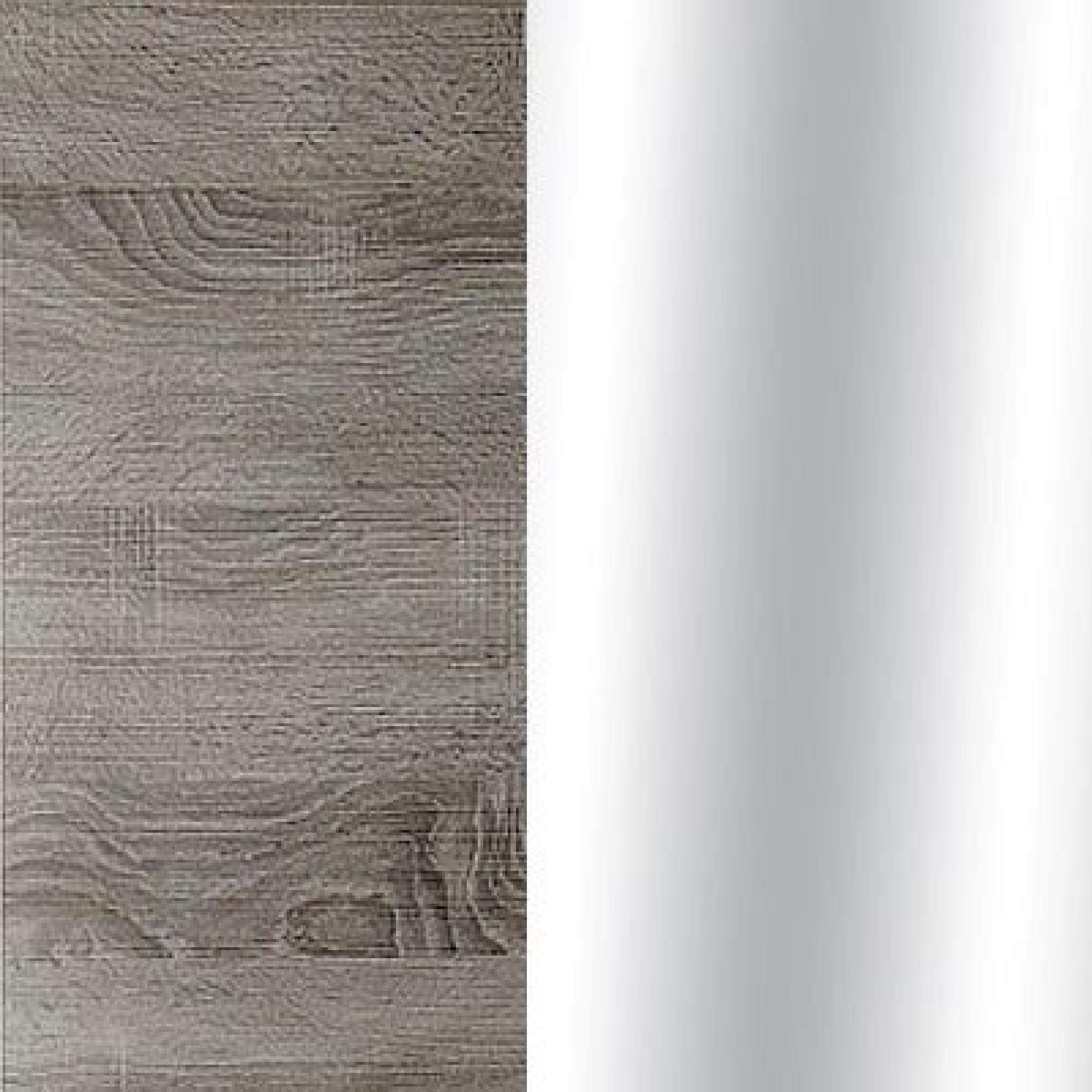 Dark Rustic Oak Carcase Color and Front with Chrome Handle 530