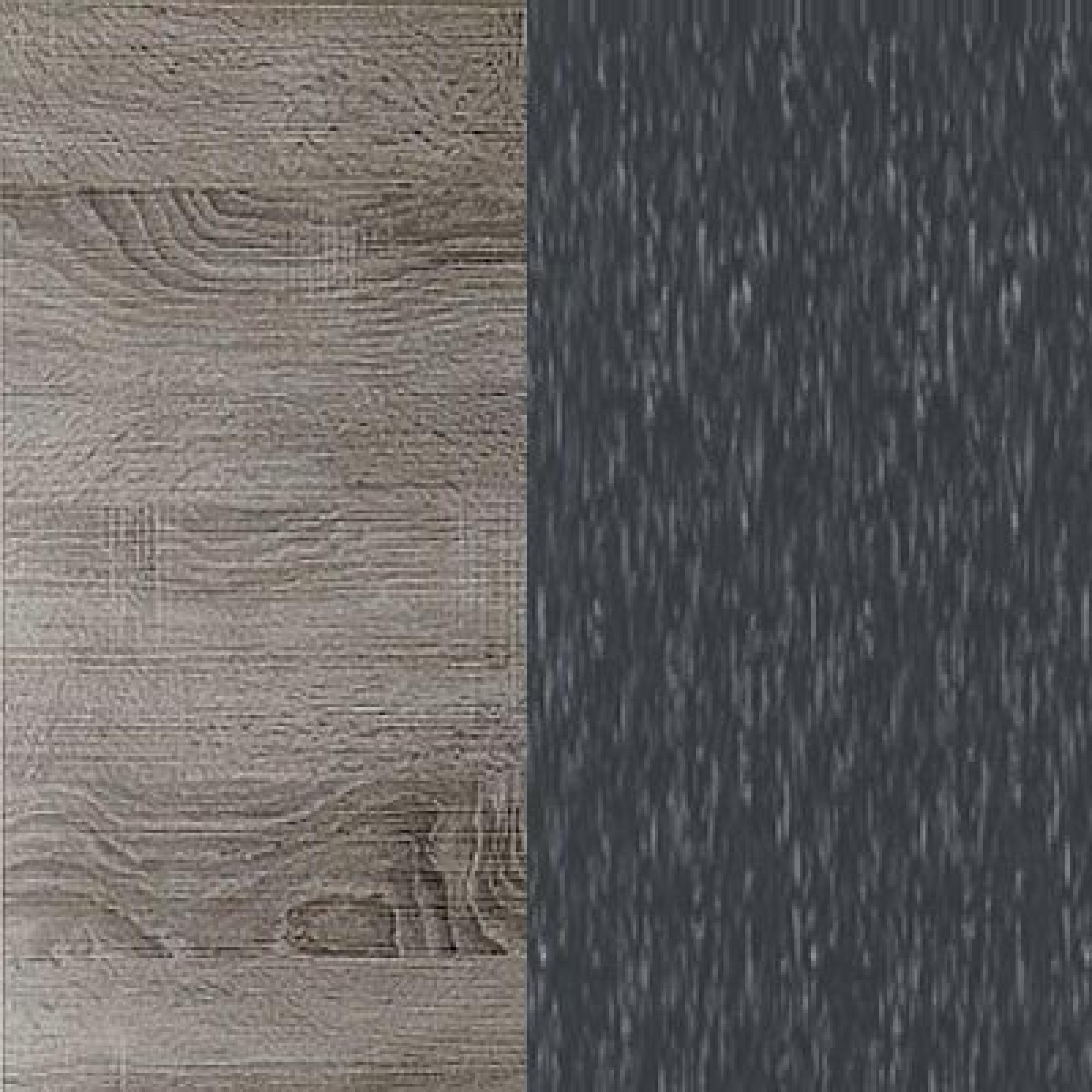 Dark Rustic Oak Carcase Color and Front with Slate Handle 572