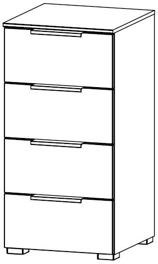 6D25 : 4 Drawer Chest - Assembled