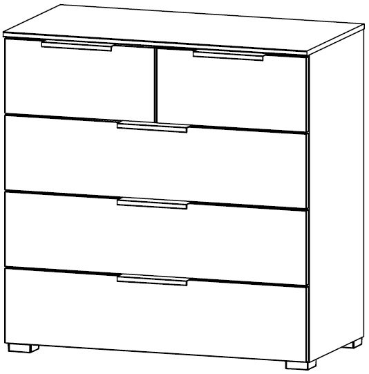 6D27 : 5 Drawer Chest - Assembled