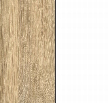 Sonoma Oak Carcase with Alpine White Front AD426