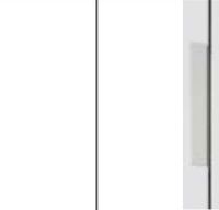 Alpine White Carcase and Front with Alpine White Color Handle A010C