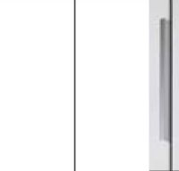 Alpine White Carcase and Front with Aluminium Color Handle A010F