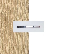 Rauch Aditio Sonoma Oak Carcase with Alpine White Front and Aluminium Color Handle No1 A574B