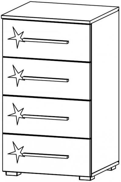 69QH : 4 Drawer Chest