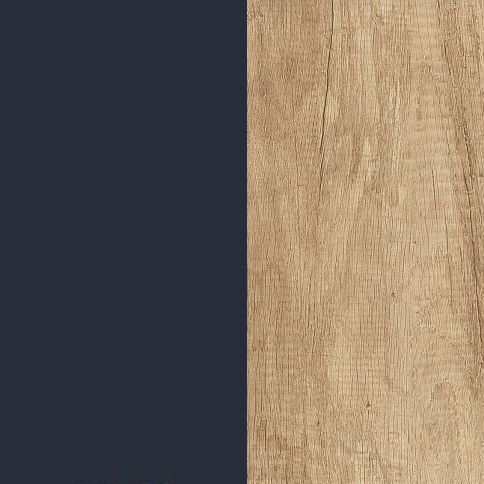 Indigo Front with Nebraska Oak Base