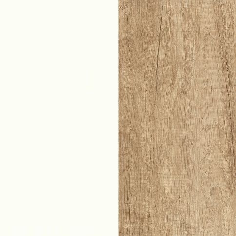 Matt White Front with Nebraska Oak Base