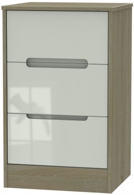 Kaschmir High Gloss Front and Darkolino Base Unit