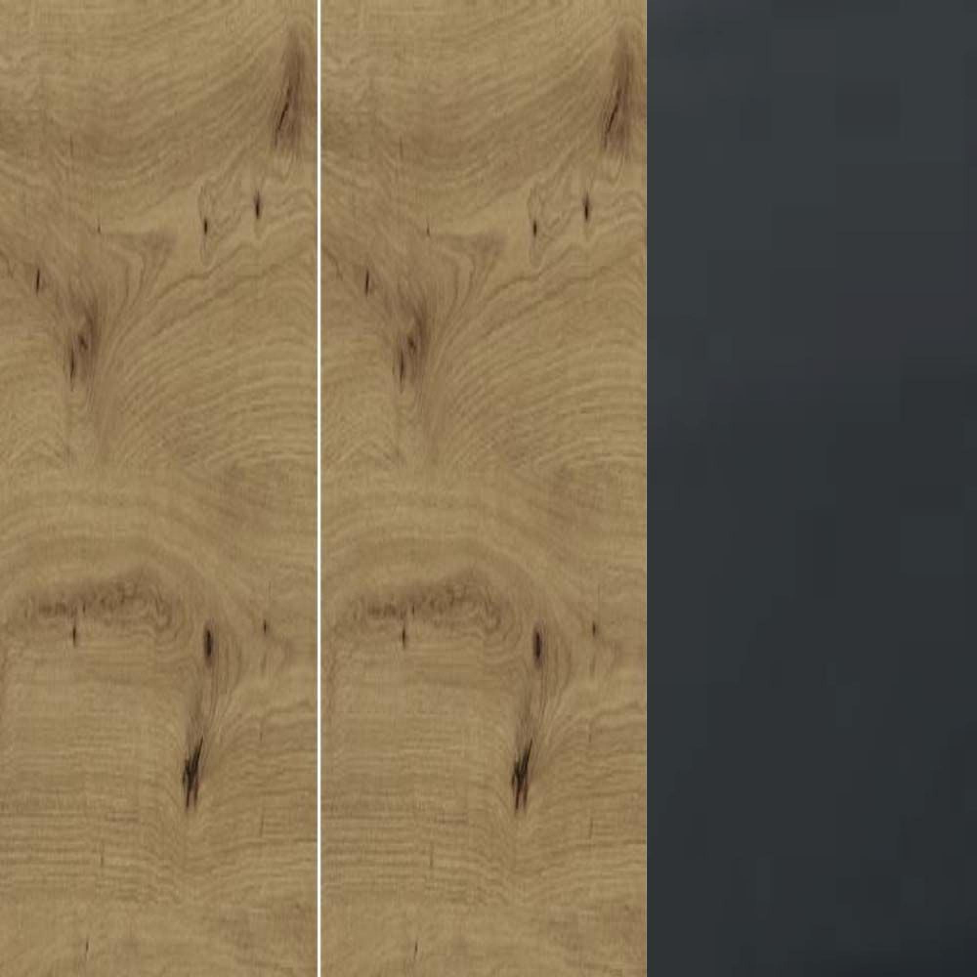 Bianco Oak Carcase and Front with Slate Handle 332